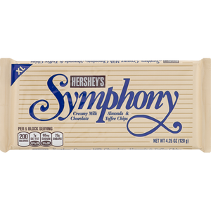 Hershey’s Symphony Milk Chocolate Almond & Toffee 1.5 oz