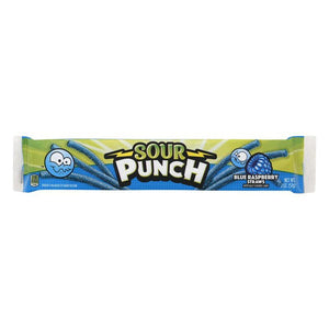 Sour Punch Blue Raspberry Straws 2 oz