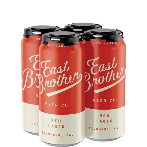 East Brother Beer Company Red Lager 4-16 fl oz cans