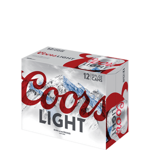 Coors Light 12-12 fl oz can