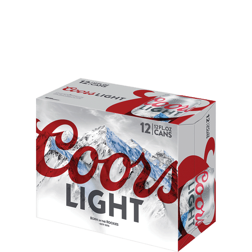 Coors Light 12-12 fl oz can
