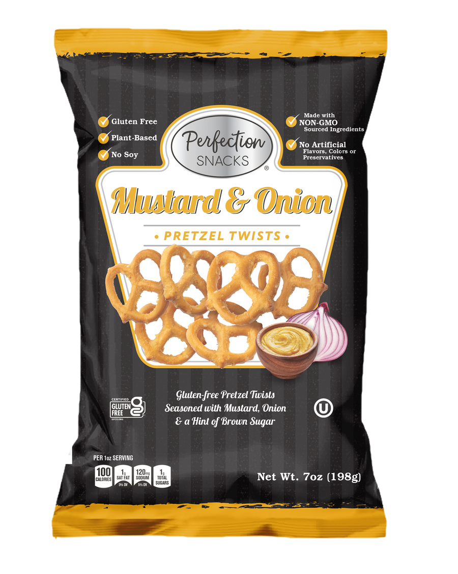 Mustard & Onion Pretzel Twists 7oz