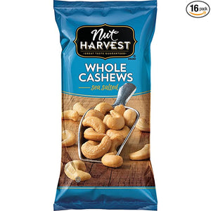 Nut Harvest Whole Cashews 2 1/4 oz