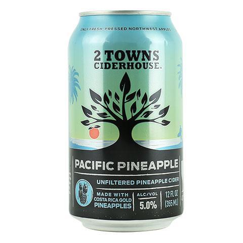 2 Towns Ciderhouse Pacific Pineapple 6-12 fl oz can