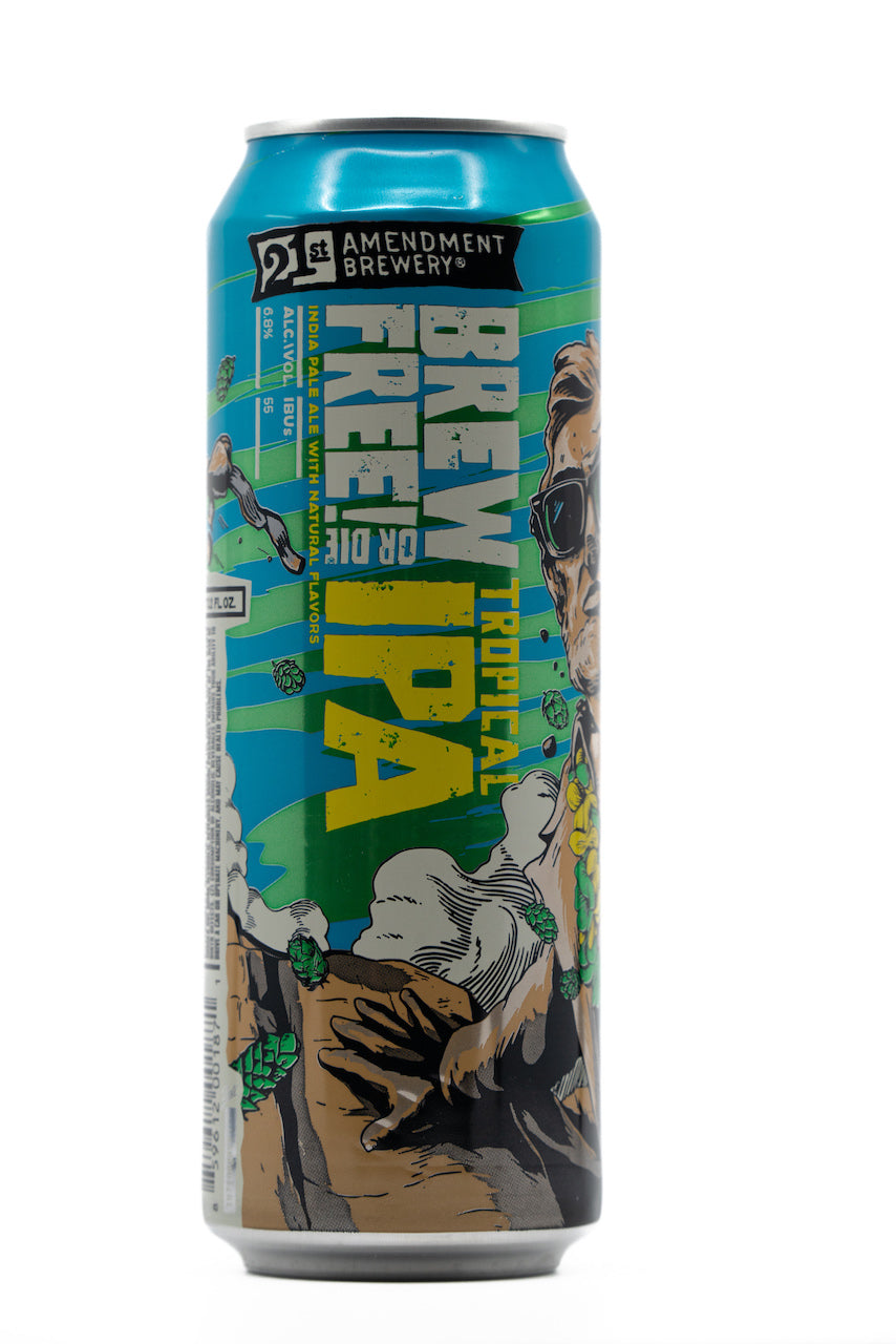 21 Amendment Brewery Brew Free or Die! Tropical IPA 19.2 fl oz