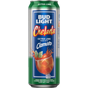 Bud Light Chelada Extra Lime with Clamato 25 fl oz