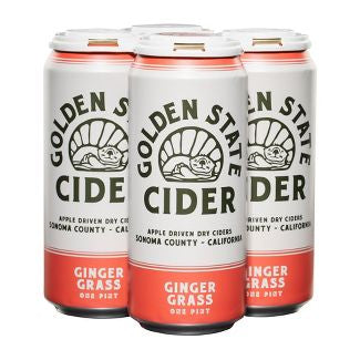 Golden State Cider Ginger Grass  4-16 fl oz can