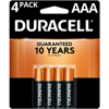 Duracell Batteries AAA 4 Pack