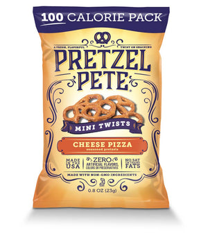 Pretzel Pete Cheese Pizza Mini Twists 100 Calorie