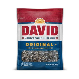 David Original Salted & Roasted Sunflower Seeds 5.25 oz