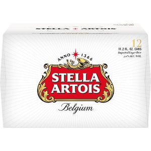 Stella Artois 12-11.2 fl oz cans