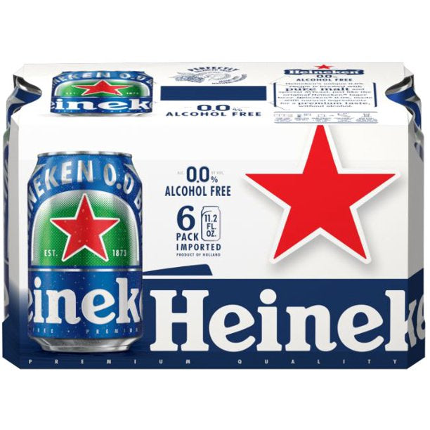 Heineken 0.0 6-12 fl oz cans