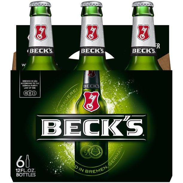 Beck’s 6-12 fl oz bottles