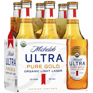 Michelob Ultra Pure Gold 6-12 fl oz bottles