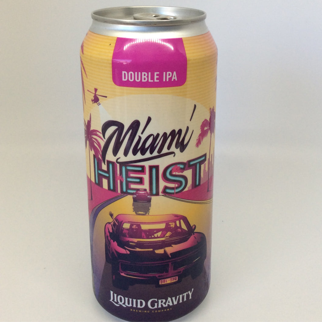 Liquid Gravity Miam Heist Double IPA 16 fl oz