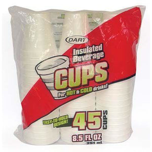 Dart Insulated Beverage Cups 45 Cups