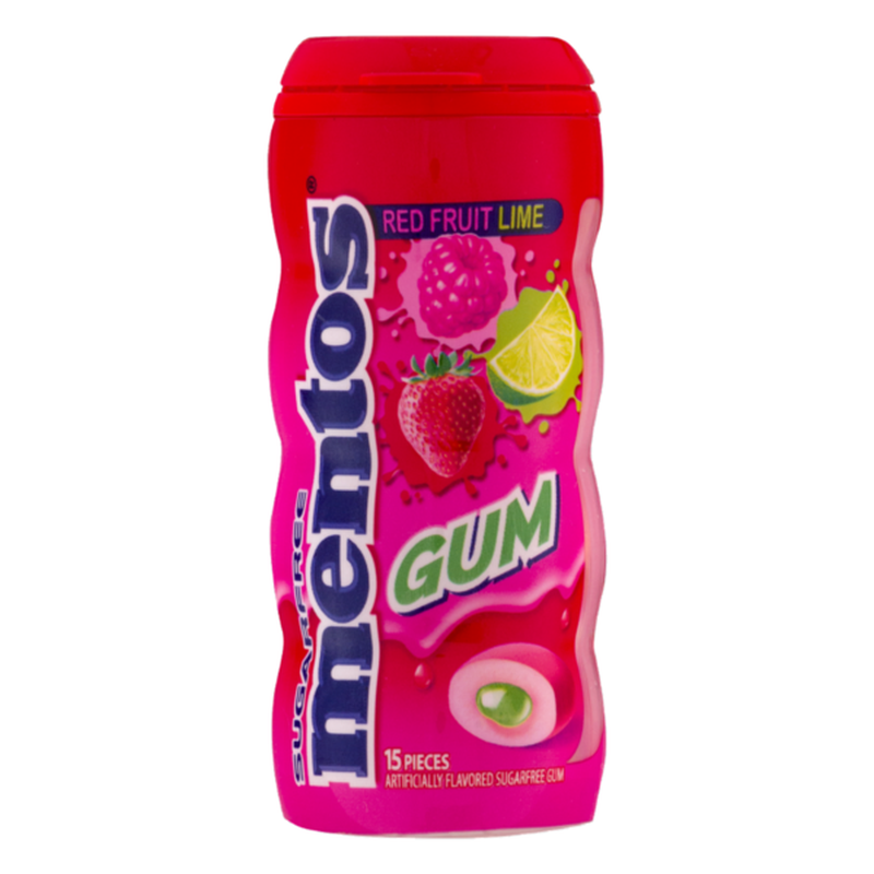 Mentos Gum Red Fruit Lime Sugarfree