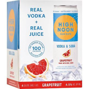 High Noon Voda & Soda Grapefruit 4-12 fl oz Can