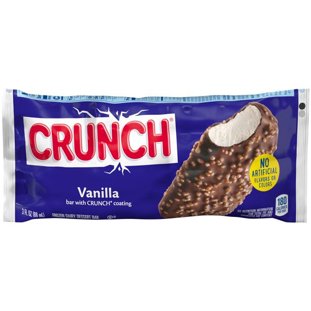 Crunch Vanilla 3 fl oz Ice Cream Bar