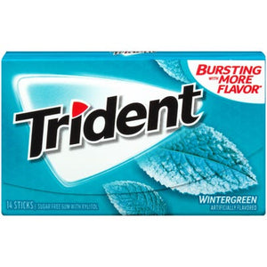 Trident Wintergreen 14 Stick Pack