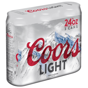 Coors Light 3-24 fl oz cans