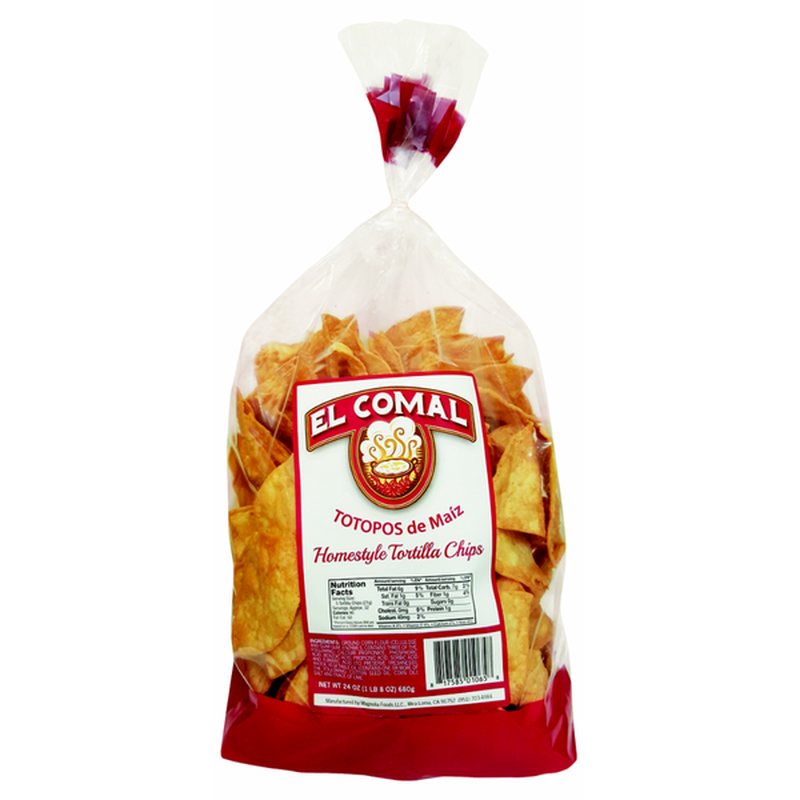 El Comal Homestyle Tortilla Chips 24 oz bag