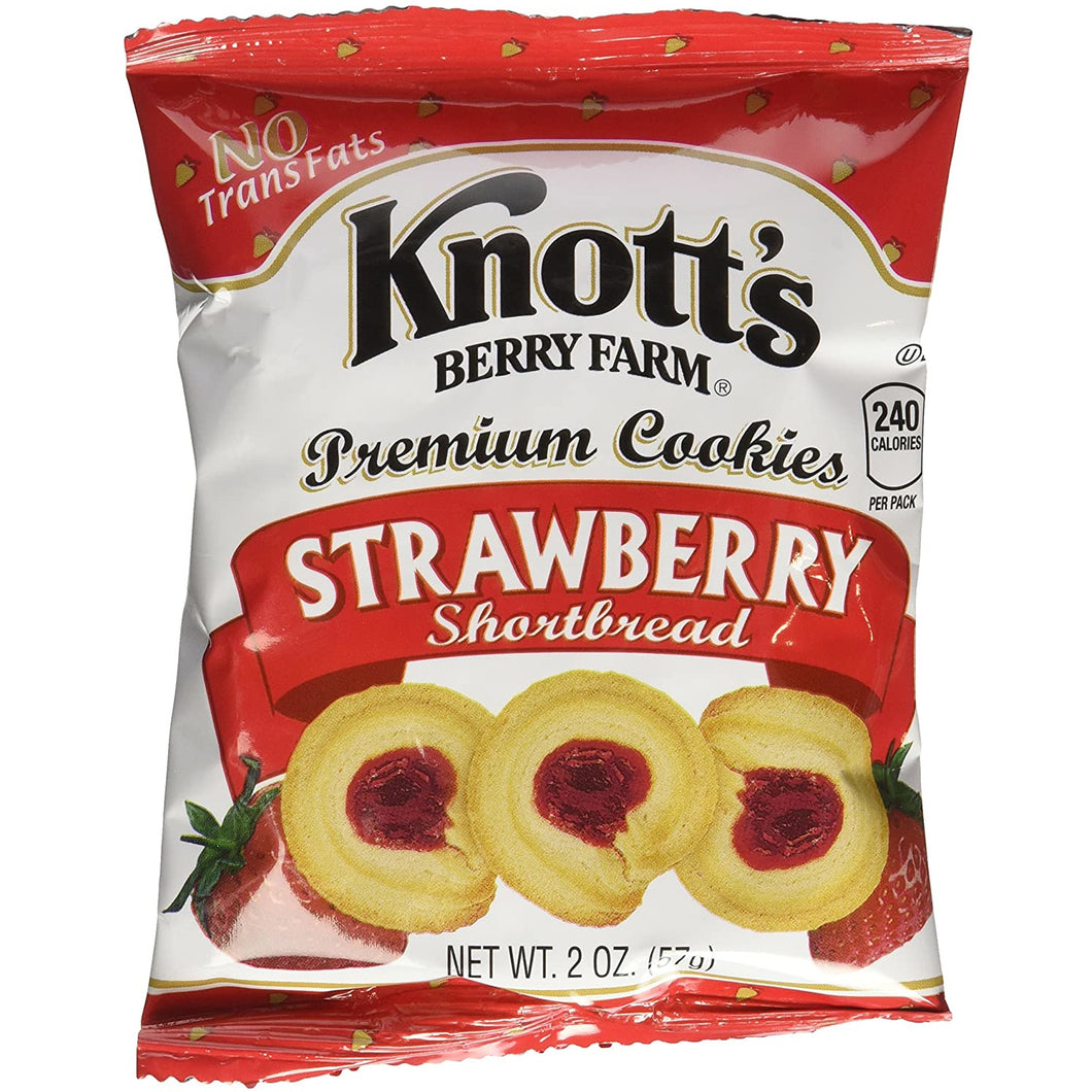 Knot’s Berry  Farm Strawberry Shortbread 2 oz