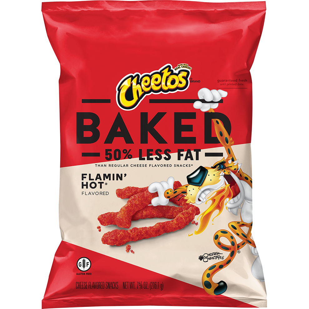 Cheetos Baked 50 % Less Fat Flamin Hot