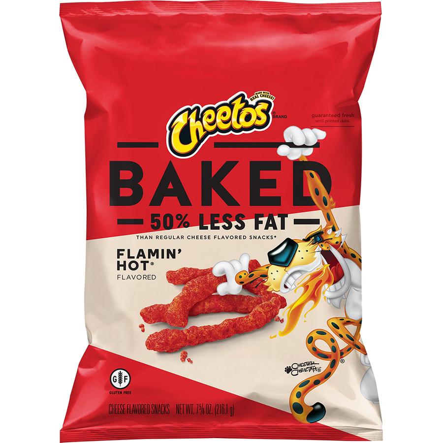 Cheetos Baked 50 % Less Fat Flamin Hot
