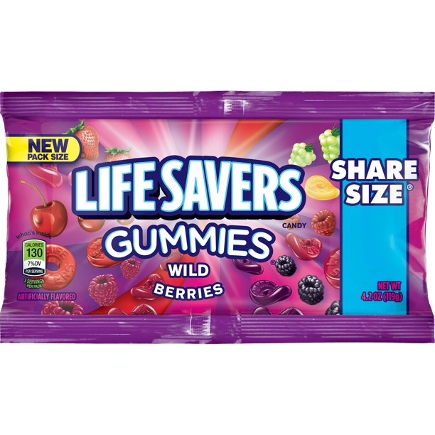 Lifesavers Gummies Wild Berry Share Size 4.2 oz