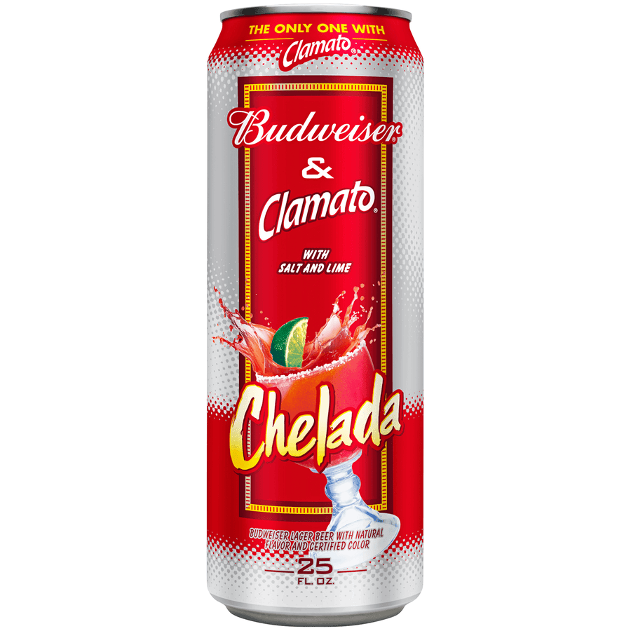 Budweiser & Clamato Chelada 25 fl oz