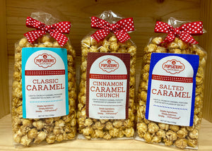 Gourmet Popcorn  Popsations Caramel 8oz Ribbon Bags