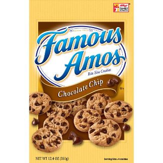 Famous Amos Bite Size Chocolate Chip Cookies 2 oz