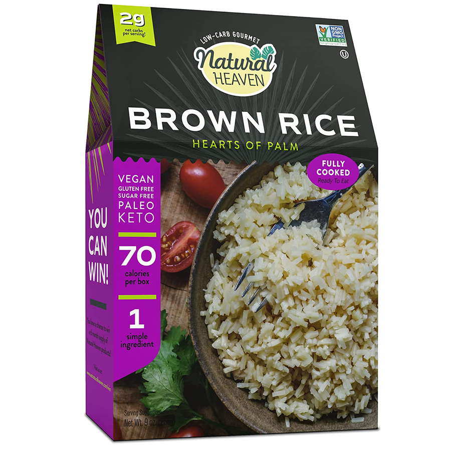 Natural Heaven BROWN RICE Hearts of Palm RICE Substitute