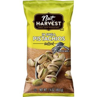 Nut Harvest In Shell Pistachios 1 3/4 oz