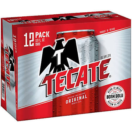 Cerveza Tecate 12-12 fl oz cans