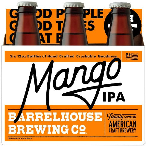 Barrelhouse Brewing Co Mango IPA  6-12 flow bottles