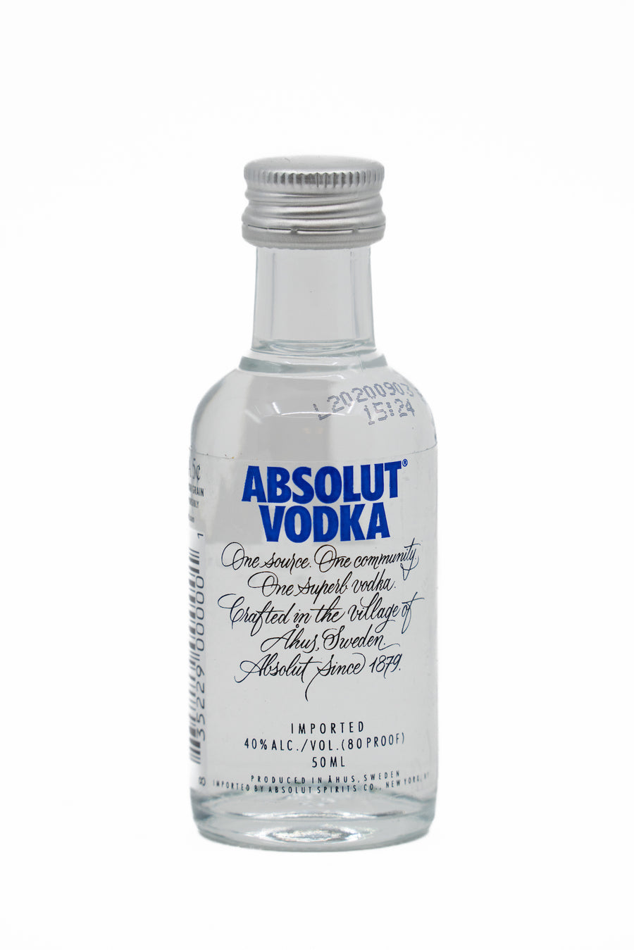 Absolut Vodka (40.0% ABV)