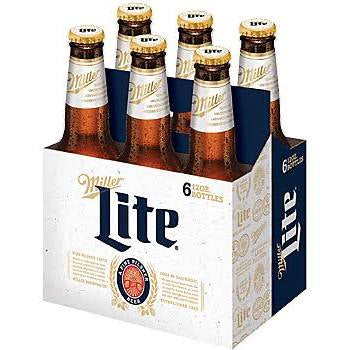 Miller Lite 6-12 fl oz bottles