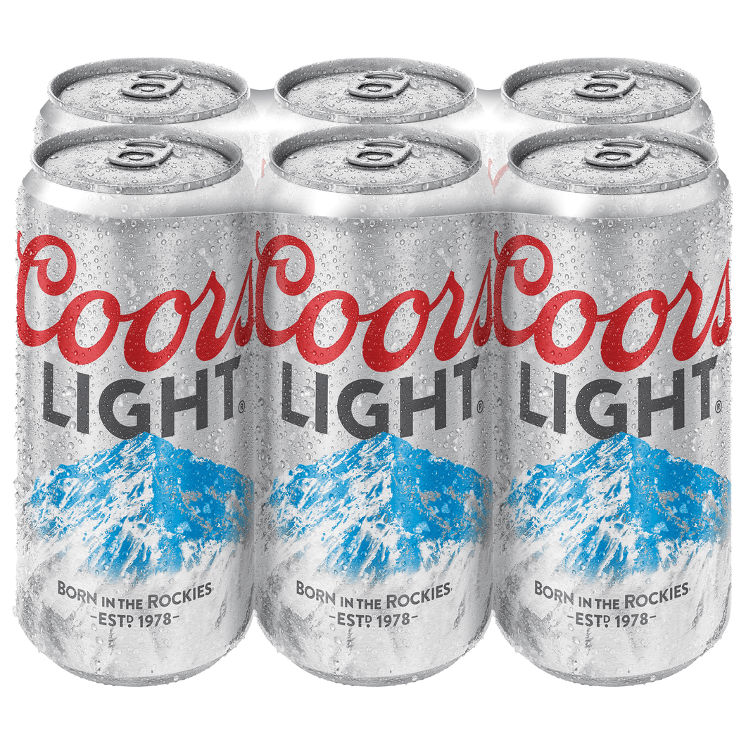 Coors Light 6-12 fl oz cans