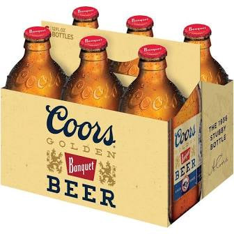 Coors Banquet 6-12 fl oz bottles