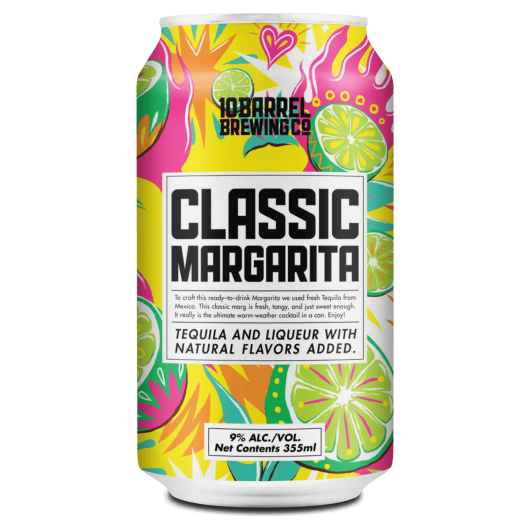 10 Barrell Brewing Company Classic Margarita 4-12 fl oz cans