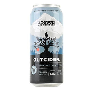 2 Towns Ciderhouse Outcider Hard Cider 4-16 fl oz cans