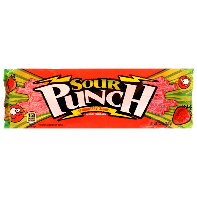 Sour Punch  Straws Strawberry
