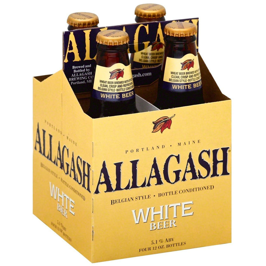 Allagash White Belgian-Style Wheat Beer 4-12 fl oz Bottles