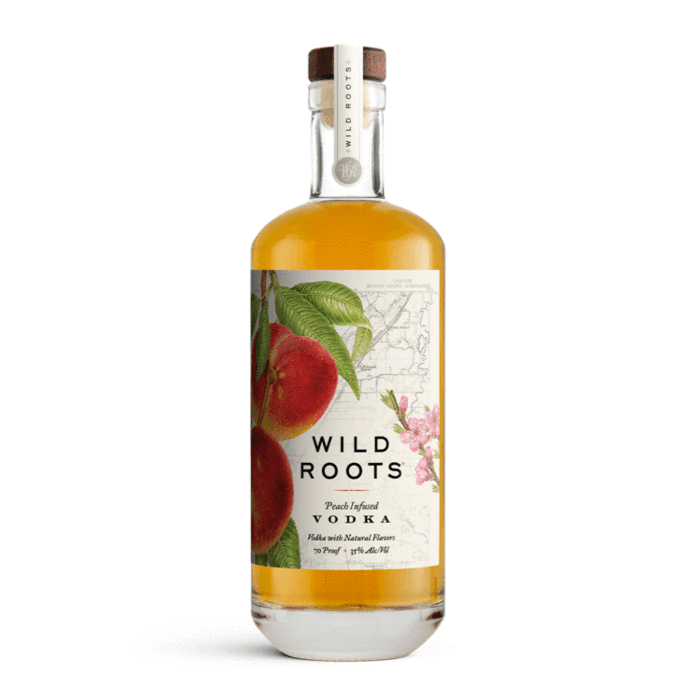 Wild Roots Peach Vodka 750ml