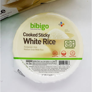 Bibigo Cooked Sticky White Rice 7.4 oz