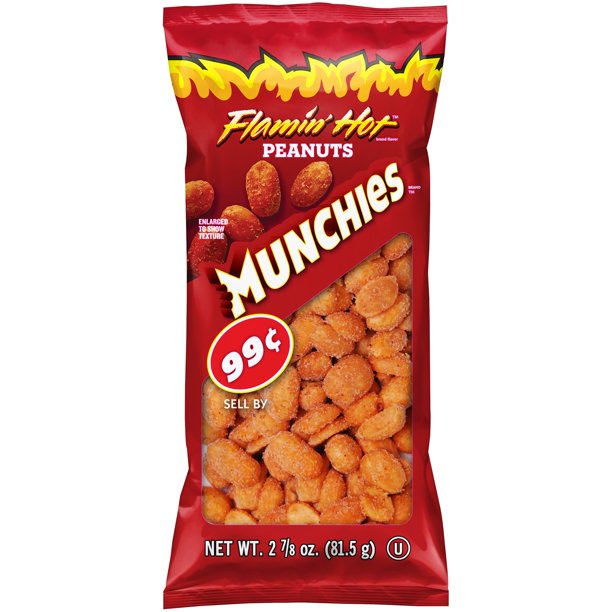 Munchies Peanuts Flamin Hot 2 7/8 oz