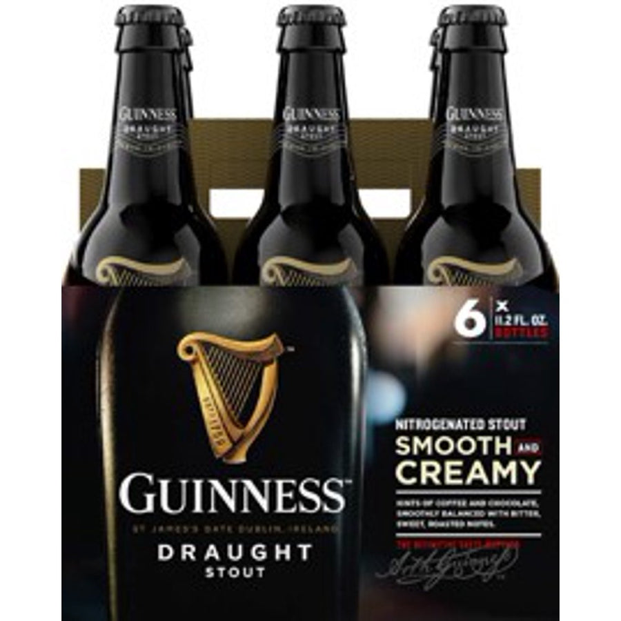 Guinness Draught Stout 6-12 fl oz bottles