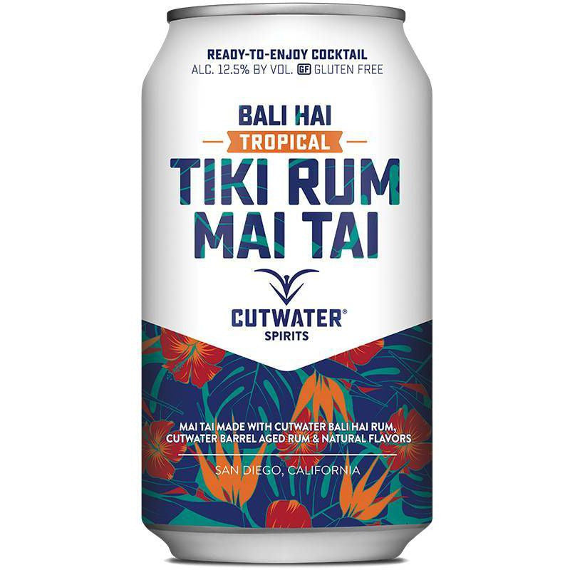 Cut Water Tiki Rum Mai Tai 4- 12 of oz can
